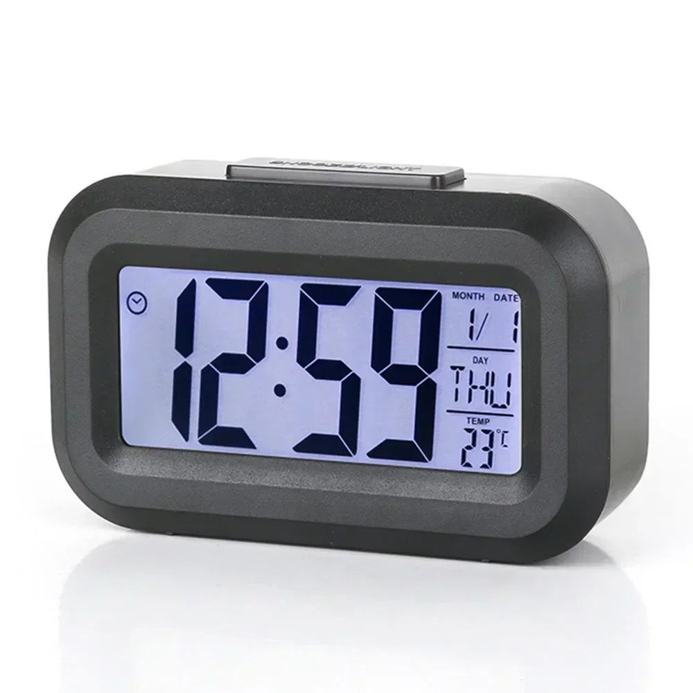 Smart LED Digital Alarm Clock With Calendar And Temperature Display 6