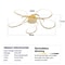 Modern LED Chandelier Ceiling Light For Living Room And Bedroom Decor 11