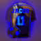Personalized Football Shirt LED Mirror Custom Name Wall Decor For Man Cave 4