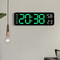 Smart LED Wall Clock With Temperature And Calendar Silent Modern Desk Clock 0