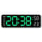 Smart LED Wall Clock With Temperature And Calendar Silent Modern Desk Clock 9