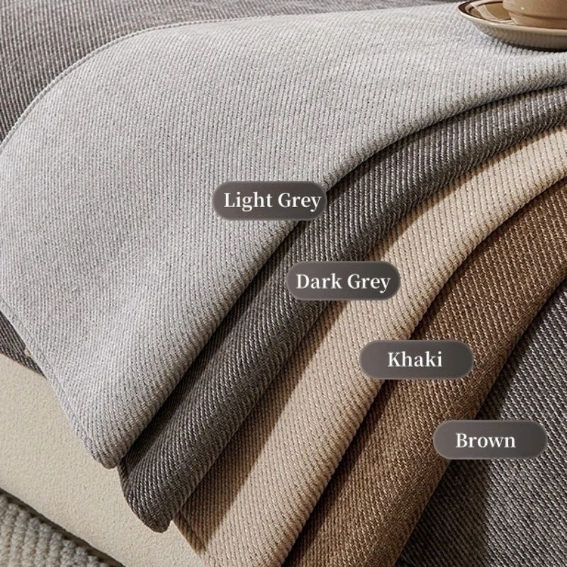 Minimalist Chenille Sofa Cover Anti Slip Couch Protector For Living Room Decor 1