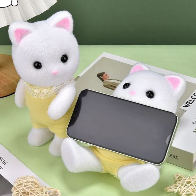 Cute Animal Phone Stand Movable Figure Desk Decor Holder 2