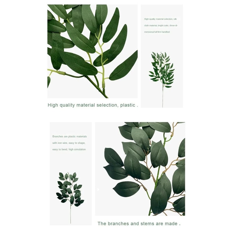 Artificial Eucalyptus Leaves Decorative Greenery For Home And Wedding Arrangements 1
