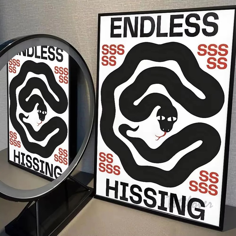 Modern Abstract Blue Wave Poster Wall Art For Home And Cafe Decor 8