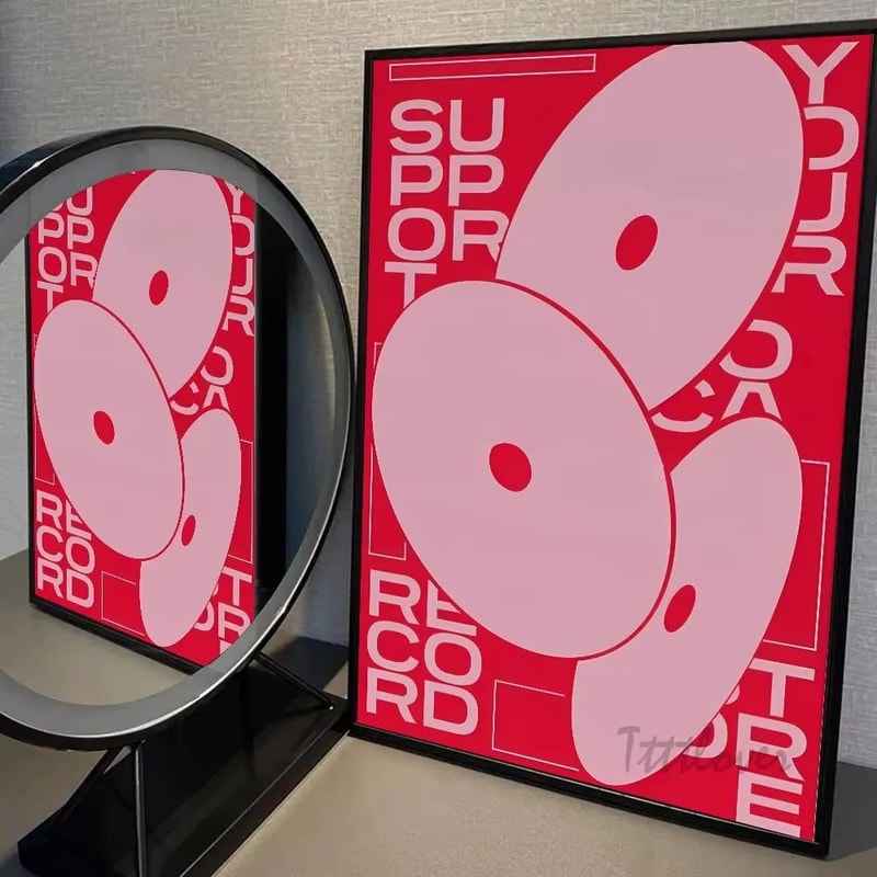 Modern Abstract Blue Wave Poster Wall Art For Home And Cafe Decor 20