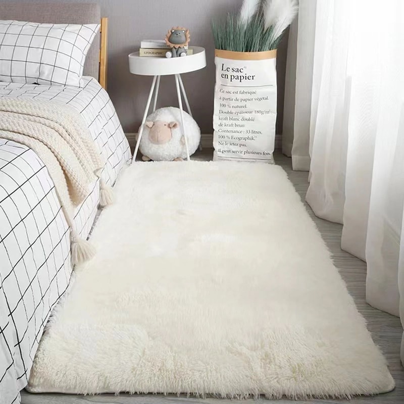 Fluffy Shag Area Rug Soft Tie Dye Carpet For Bedroom And Living Room 8