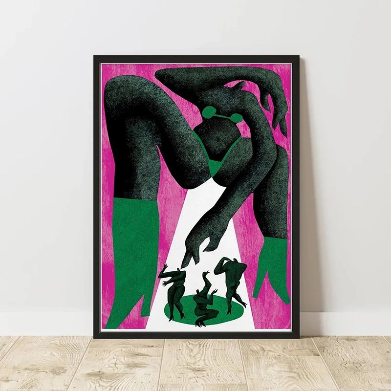 Classic Abstract Canvas Wall Art Retro Minimalist Poster For Home Decor 20