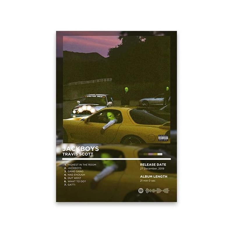 Rapper Album Cover Poster Music Canvas Wall Art For Room Decor 13