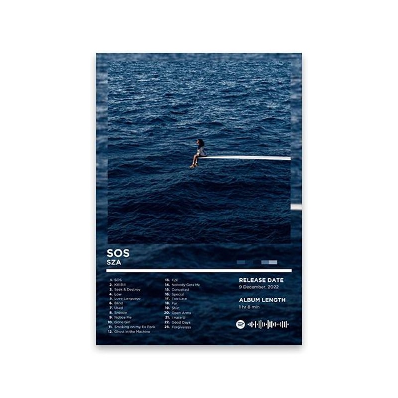 Rapper Album Cover Poster Music Canvas Wall Art For Room Decor 23