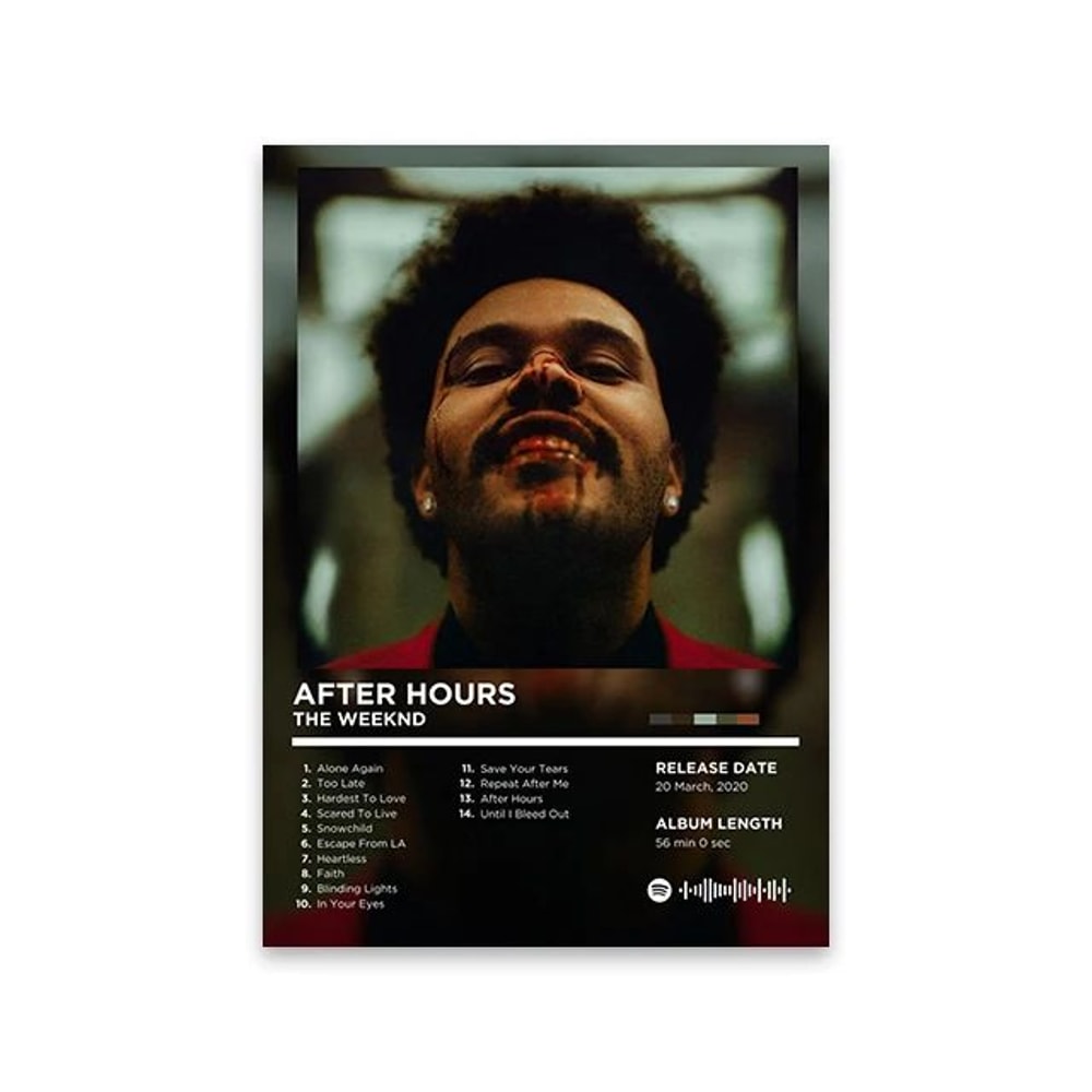 Rapper Album Cover Poster Music Canvas Wall Art For Room Decor 24