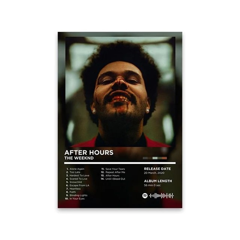 Rapper Album Cover Poster Music Canvas Wall Art For Room Decor 24