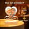 Personalized Music Plaque LED Acrylic Photo Frame Custom Song Gift For Couples 9
