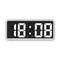 Smart LED Mirror Alarm Clock With Voice Control And Night Mode Display 12