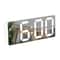 Smart LED Mirror Alarm Clock With Voice Control And Night Mode Display 15
