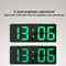 Smart LED Mirror Alarm Clock With Voice Control And Night Mode Display 4