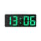 Smart LED Mirror Alarm Clock With Voice Control And Night Mode Display 8