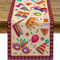 Happy Purim Festive Table Runner For Jewish Holiday Dining Decor 0