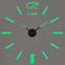 Modern DIY 3D Wall Clock With Acrylic Mirror Stickers For Living Room Decor 7