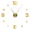 Modern DIY 3D Wall Clock With Acrylic Mirror Stickers For Living Room Decor 10