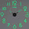 Modern DIY 3D Wall Clock With Acrylic Mirror Stickers For Living Room Decor 23