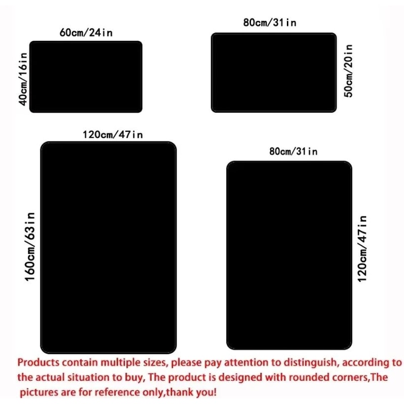 3D Desert Crack Area Rug Non Slip Washable Floor Mat For Living Room Bedroom Decor 3