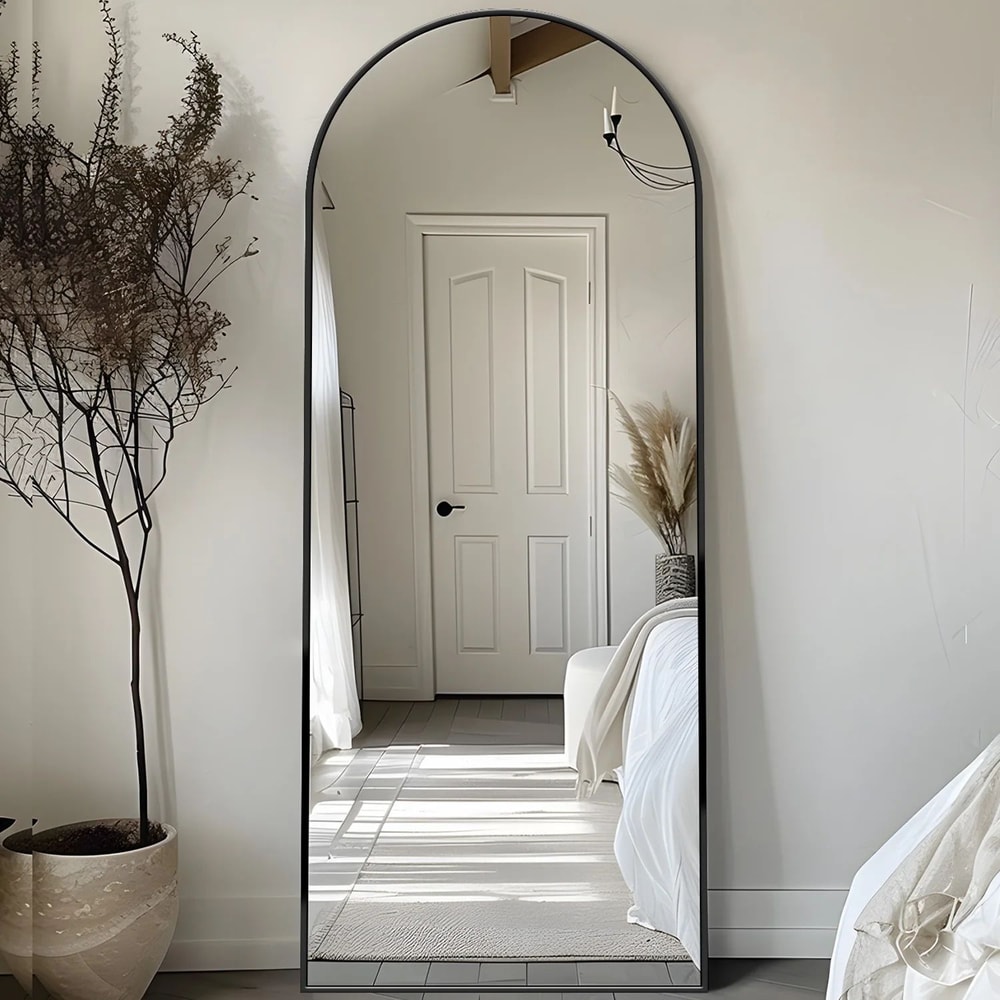 Oversized Full Length Floor Mirror With Stand For Bedroom And Living Room 1