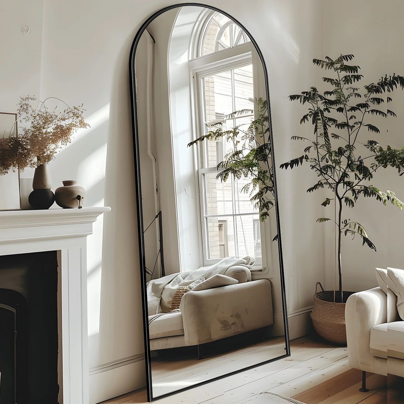 Oversized Full Length Floor Mirror With Stand For Bedroom And Living Room 2