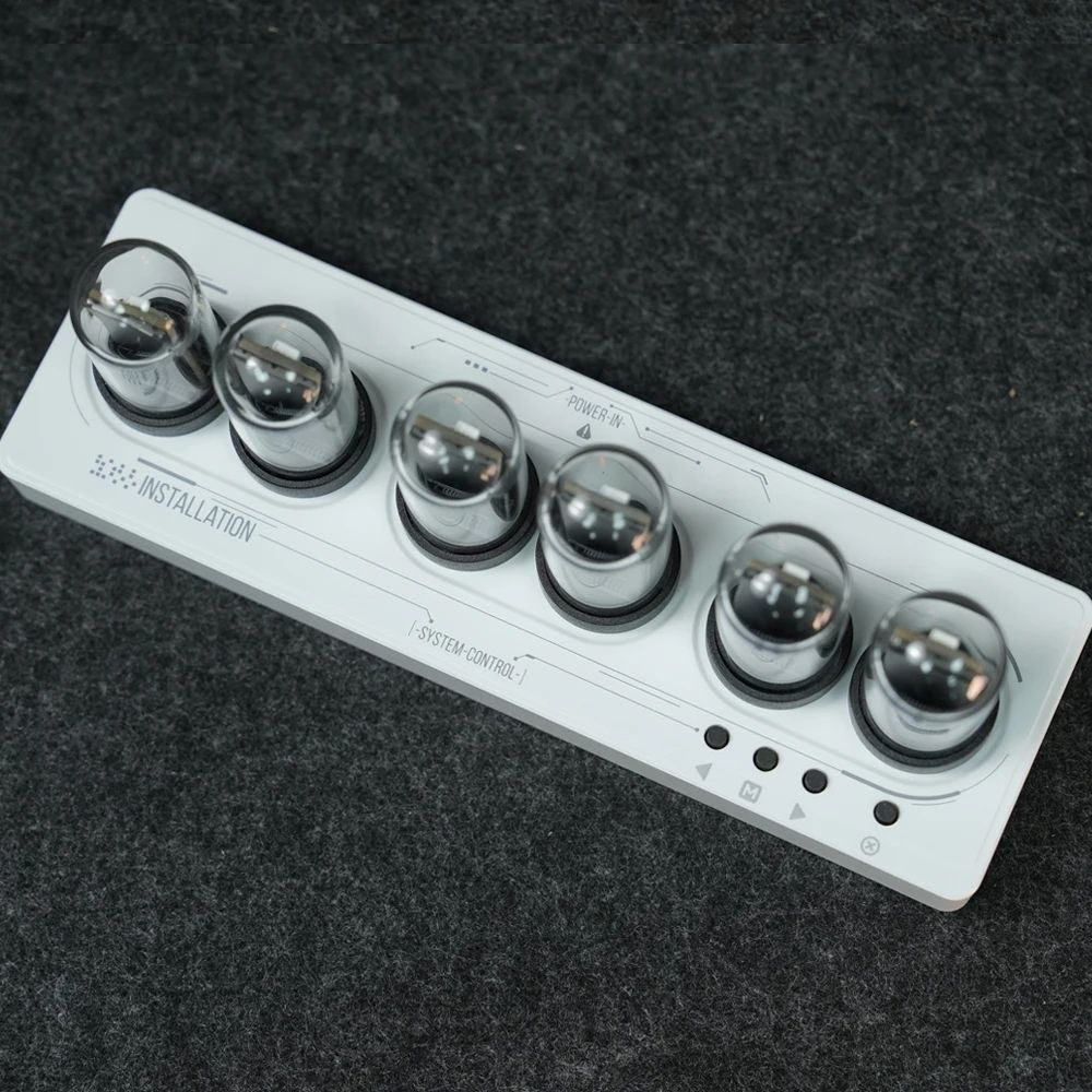 WiFi Smart Nixie Tube Clock With RGB Lights And Custom Display Screen 7