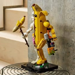 banana building block set 1414 pieces creative toy display for kids and collectors