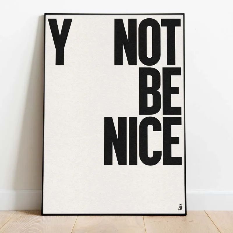 Inspirational Quote Canvas Wall Art Modern Typography Poster For Home Decor 26