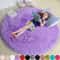 Fluffy Round Shaggy Rug Soft Plush Carpet For Bedroom Nursery And Living Room 9
