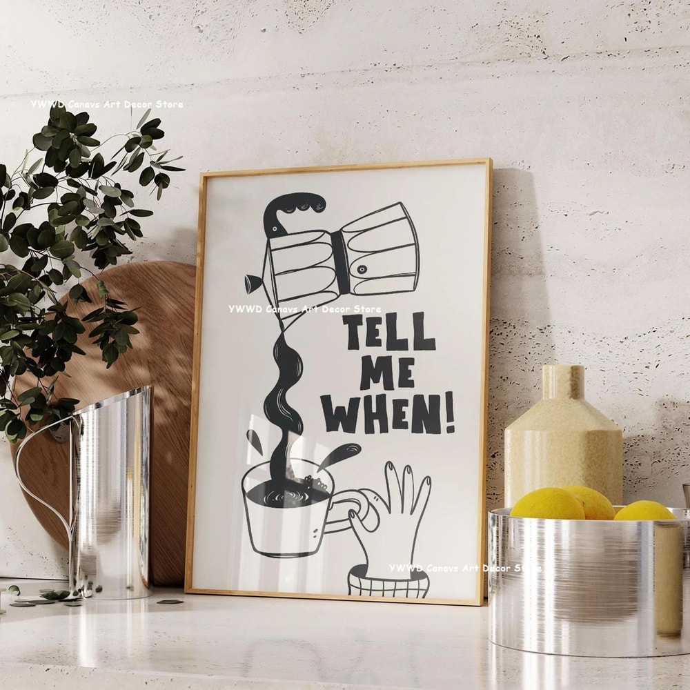 Canvas Wall Art Modern Kitchen Poster For Dining Room Decor 10