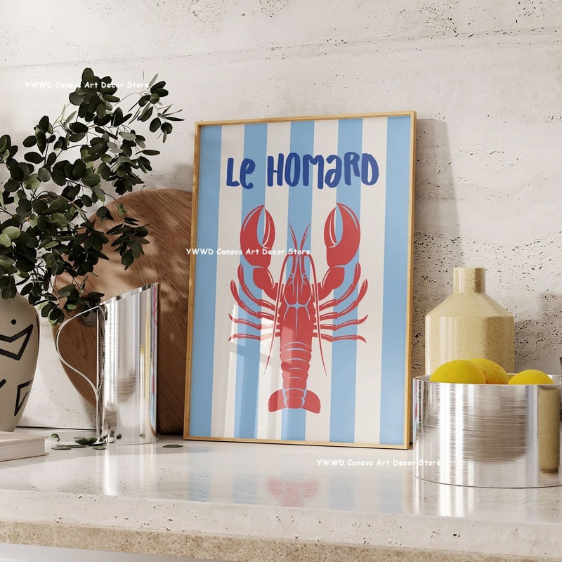 Canvas Wall Art Modern Kitchen Poster For Dining Room Decor 20