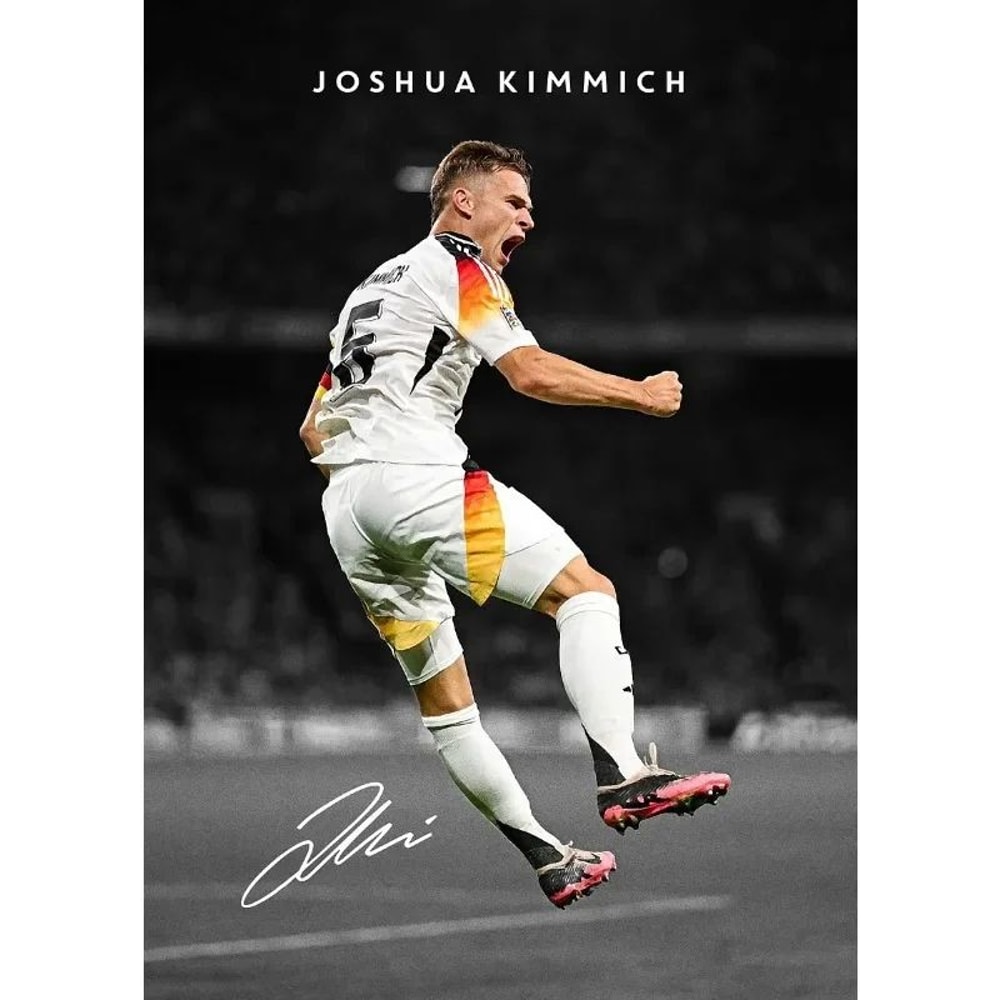 Modern Soccer Player Canvas Wall Art Football Poster Print 8