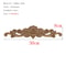 Carved Wooden Applique Floral Wood Decor Furniture Trim 18