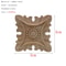 Carved Wooden Applique Floral Wood Decor Furniture Trim 20