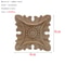 Carved Wooden Applique Floral Wood Decor Furniture Trim 22