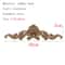 Carved Wooden Applique Floral Wood Decor Furniture Trim 11