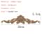 Carved Wooden Applique Floral Wood Decor Furniture Trim 14