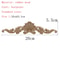 Carved Wooden Applique Floral Wood Decor Furniture Trim 14
