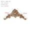 Carved Wooden Applique Floral Wood Decor Furniture Trim 29