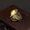 Vintage Brass Hermit Crab Figurine Decorative Desk Ornament 1