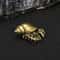 Vintage Brass Hermit Crab Figurine Decorative Desk Ornament 2