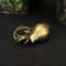 Vintage Brass Hermit Crab Figurine Decorative Desk Ornament 3