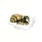 Vintage Brass Hermit Crab Figurine Decorative Desk Ornament 5