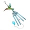 Hummingbird Wind Chime Metal Glass Garden Hanging Decor 11