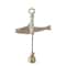 Wooden Fish Wall Hanging Bell Coastal Door Decor 6