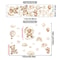 Sleeping Teddy Bear Balloon Wall Stickers Nursery Kids Room Decor 6
