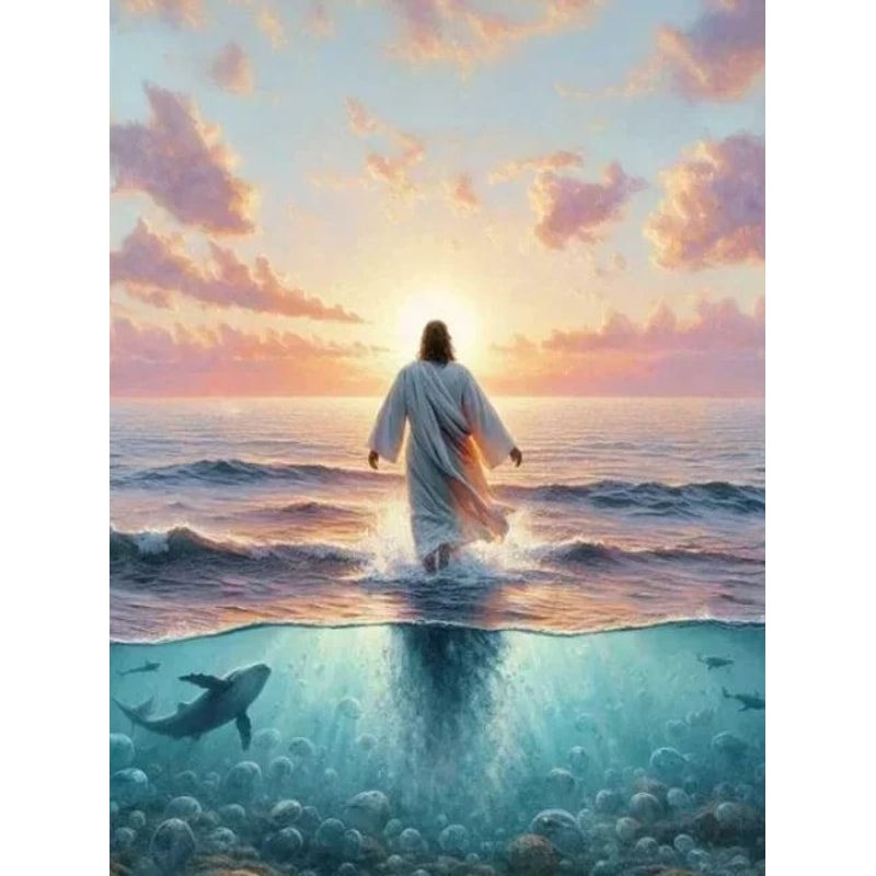 Sacred Heart Jesus Canvas Wall Art Christian Religious Poster 16